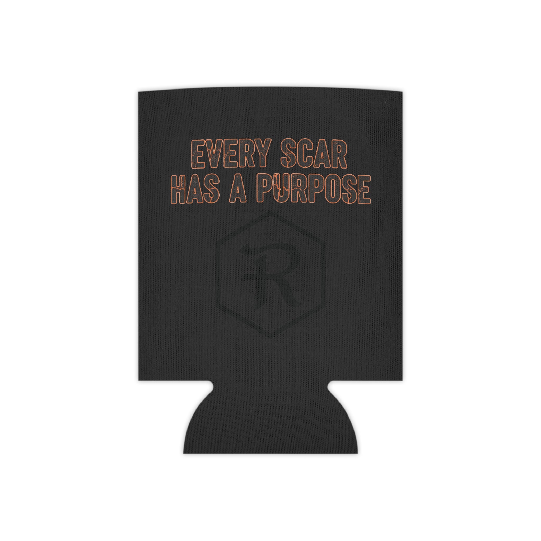 RESTERATION Can Cooler — 'Every Scar Has A Purpose' | Rise Again Christian Koozie 1 - RESTERATION