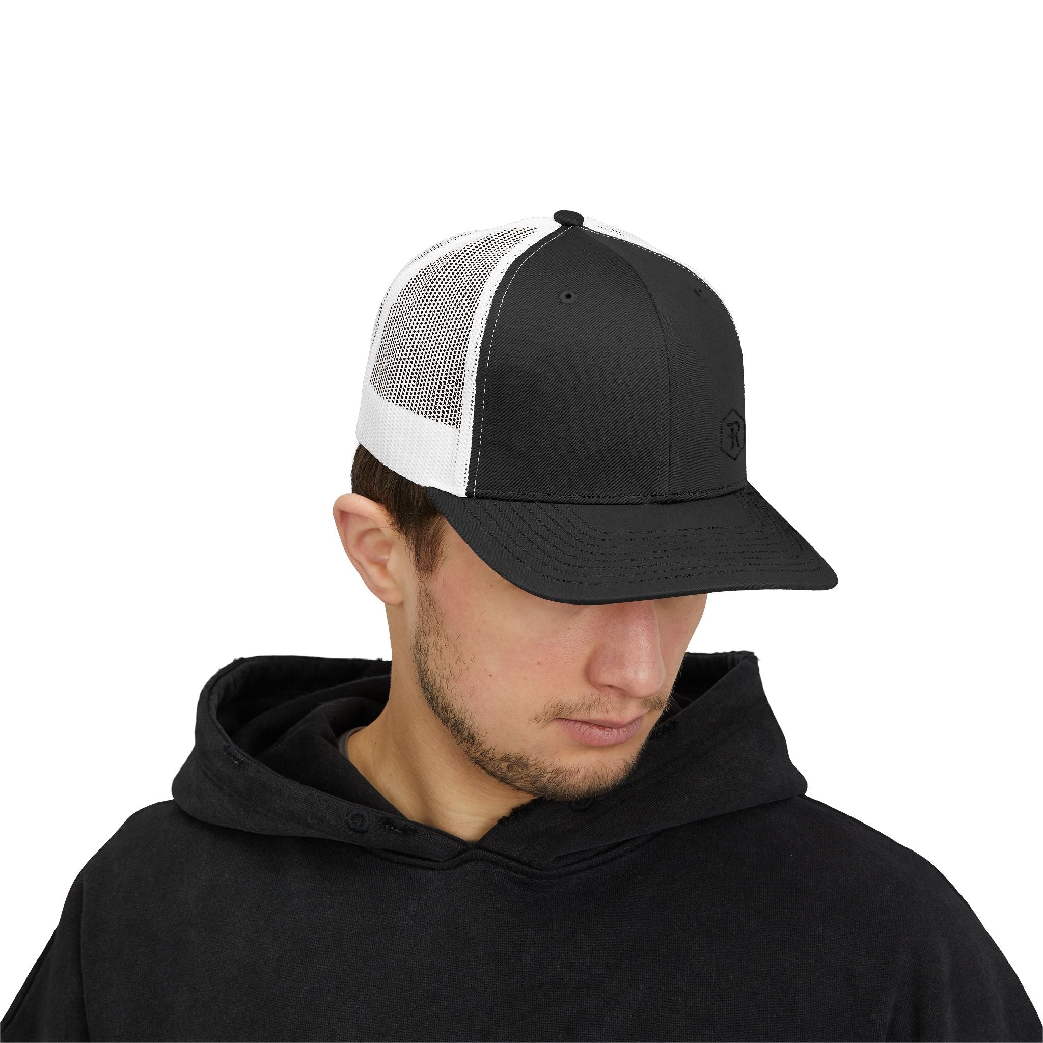 Snapback Trucker Cap | Mesh Back Adjustable Embroidered Hat | Faith Apparel - RESTERATION