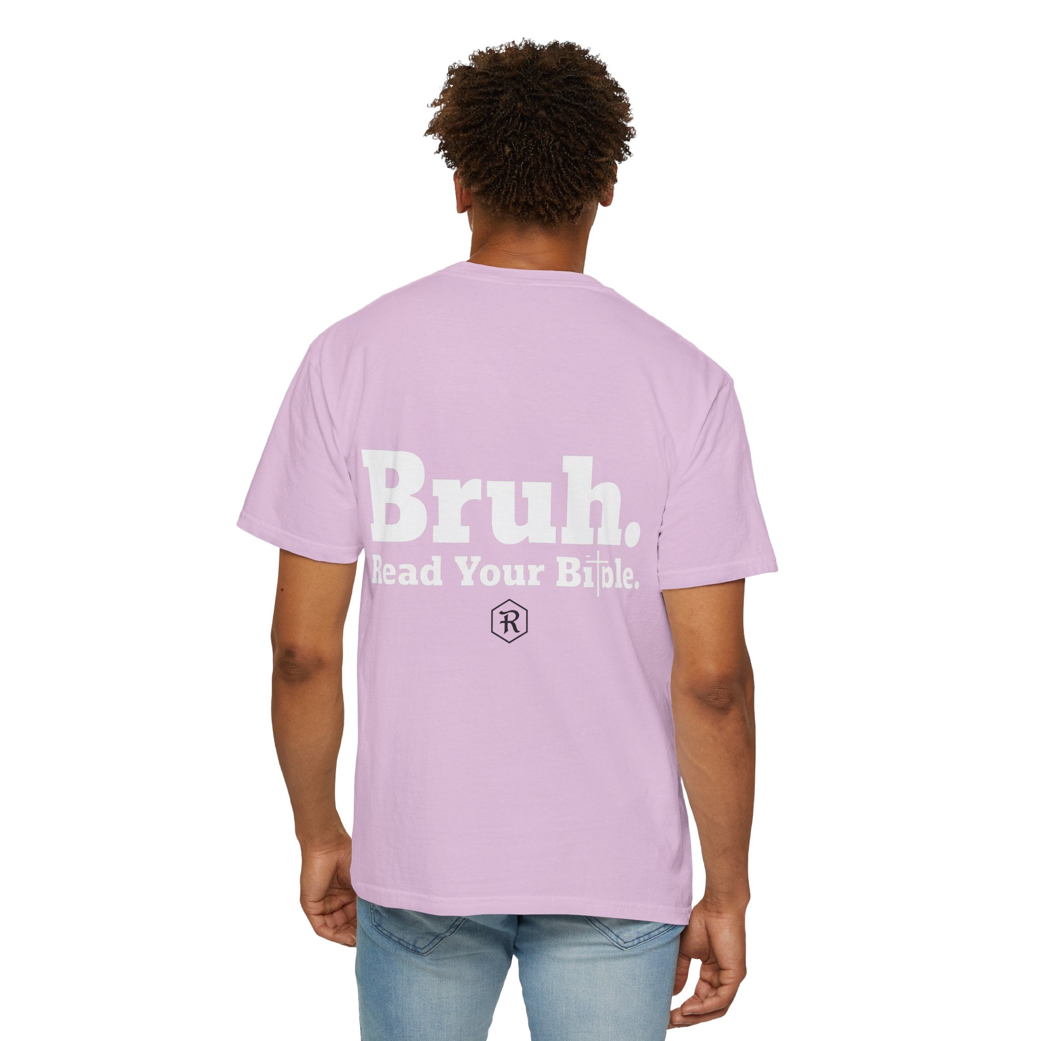 Classic White T-Shirt — Minimal Back Logo Tee - RESTERATION