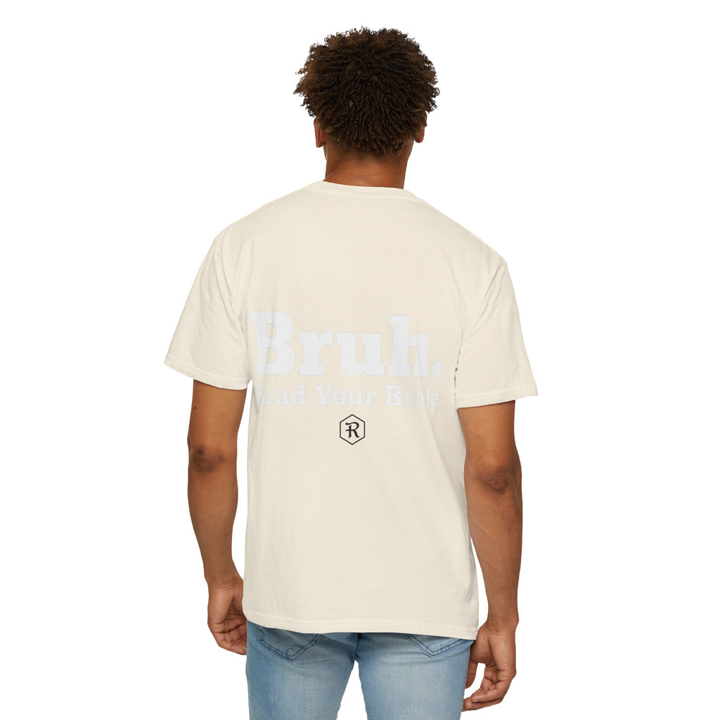 Classic White T-Shirt — Minimal Back Logo Tee - RESTERATION