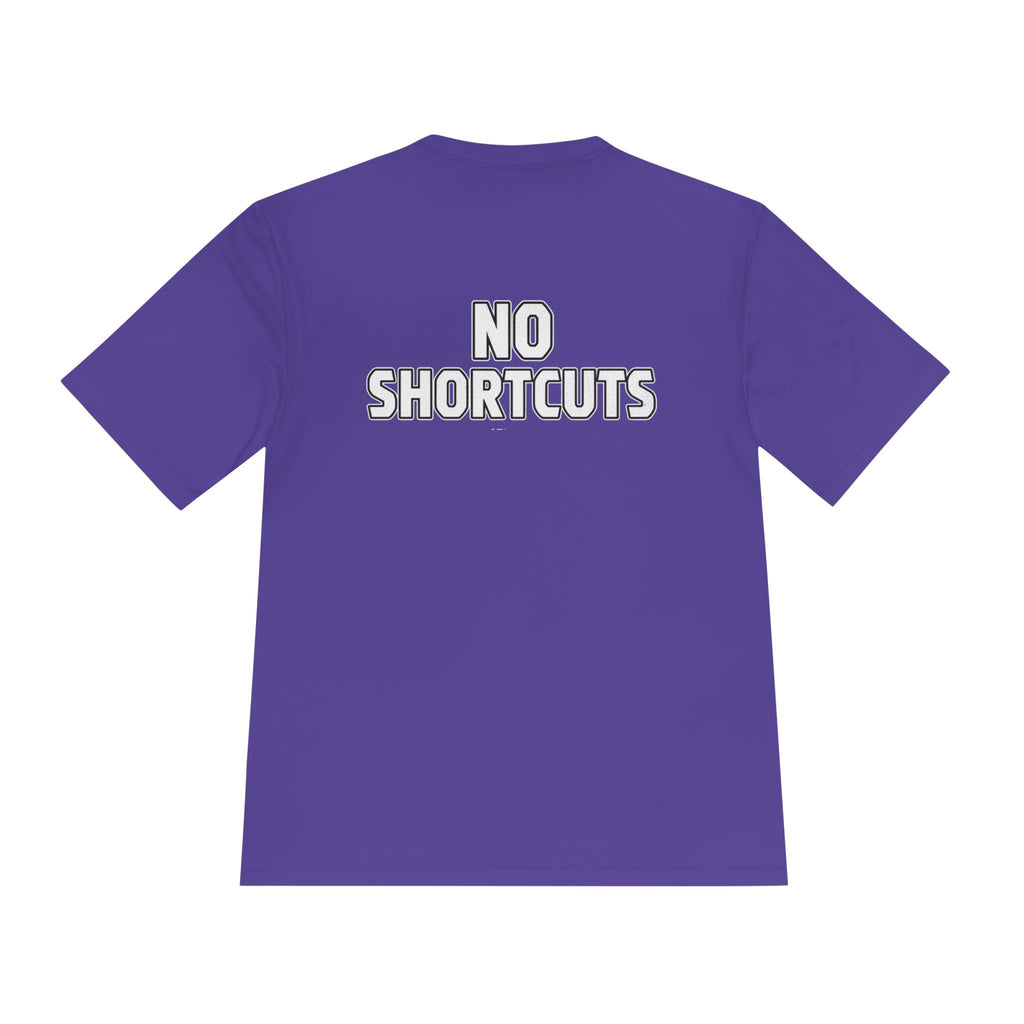 No Shortcuts Performance Tee — Moisture‑Wicking Athletic Shirt - RESTERATION