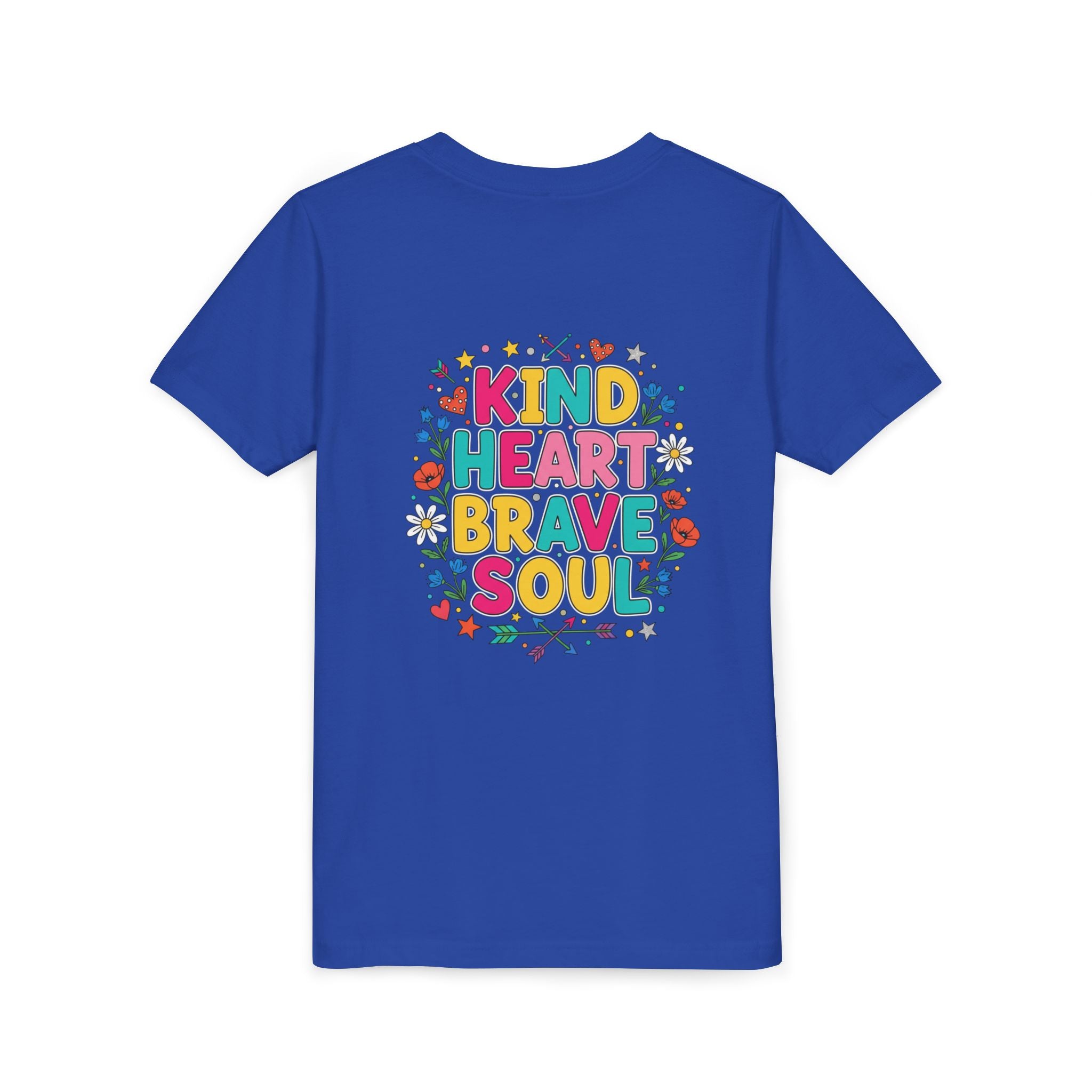 Kind Heart Brave Soul — Inspirational Youth T-Shirt - RESTERATION