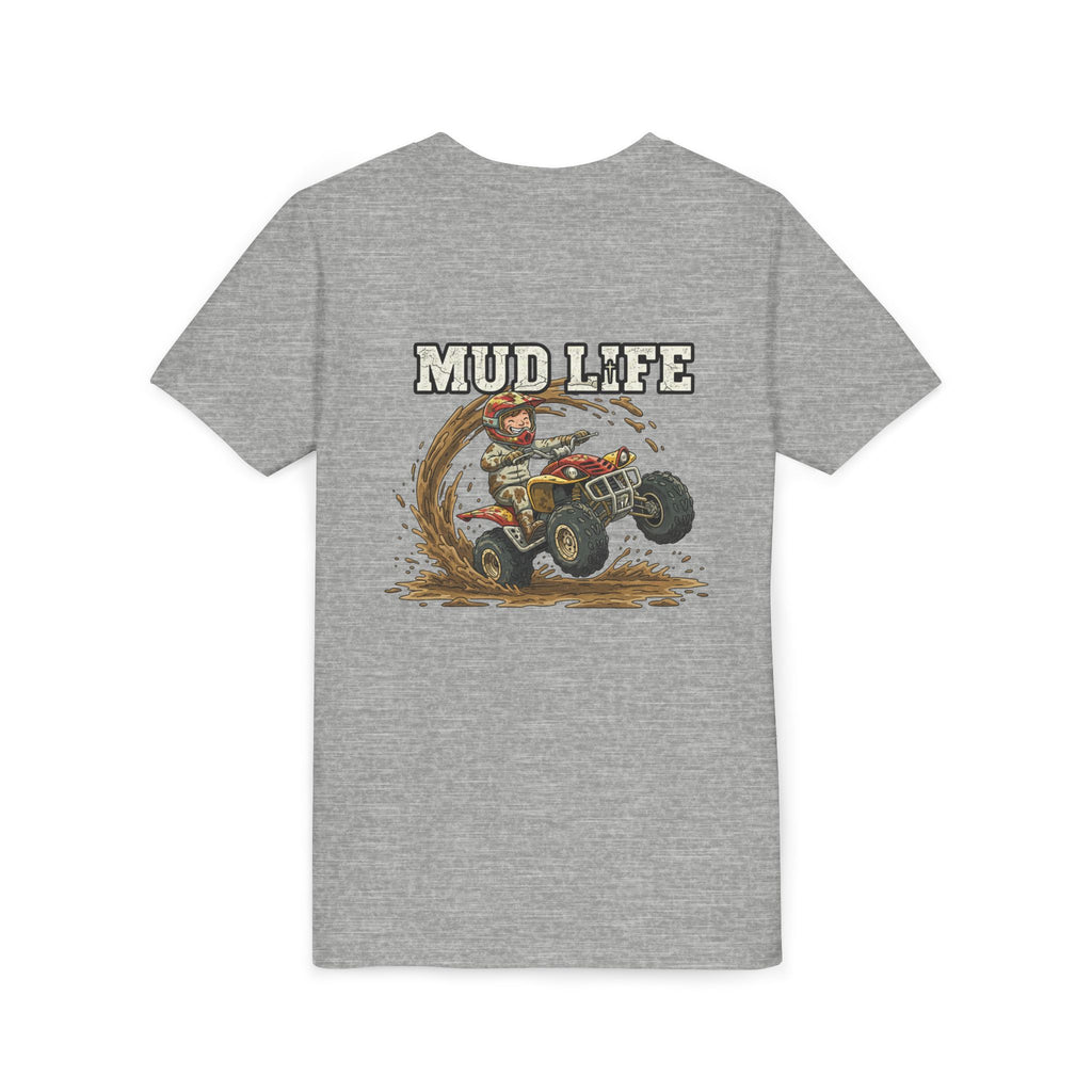 Mud Life — ATV Youth T-Shirt - RESTERATION