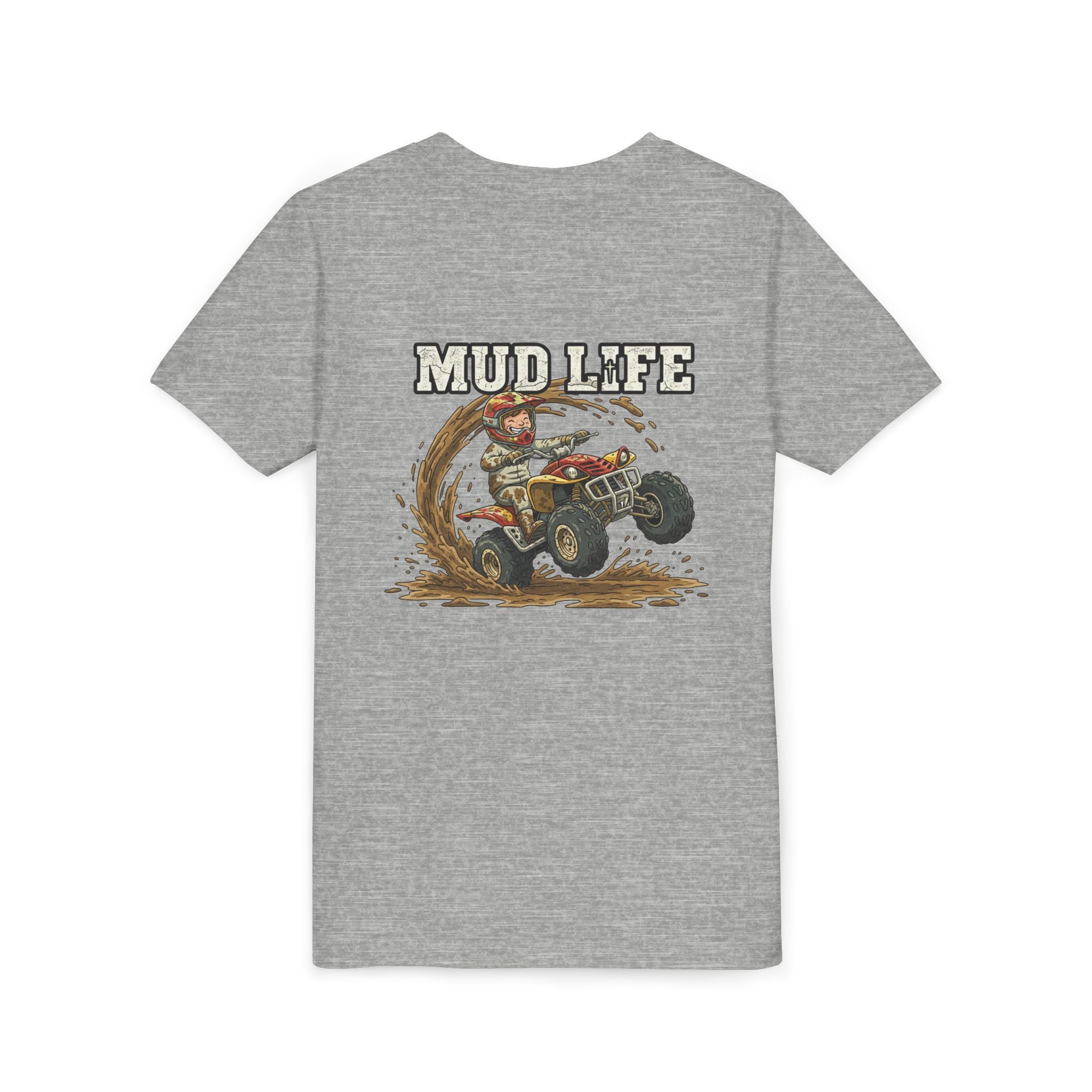 Mud Life — ATV Youth T-Shirt - RESTERATION