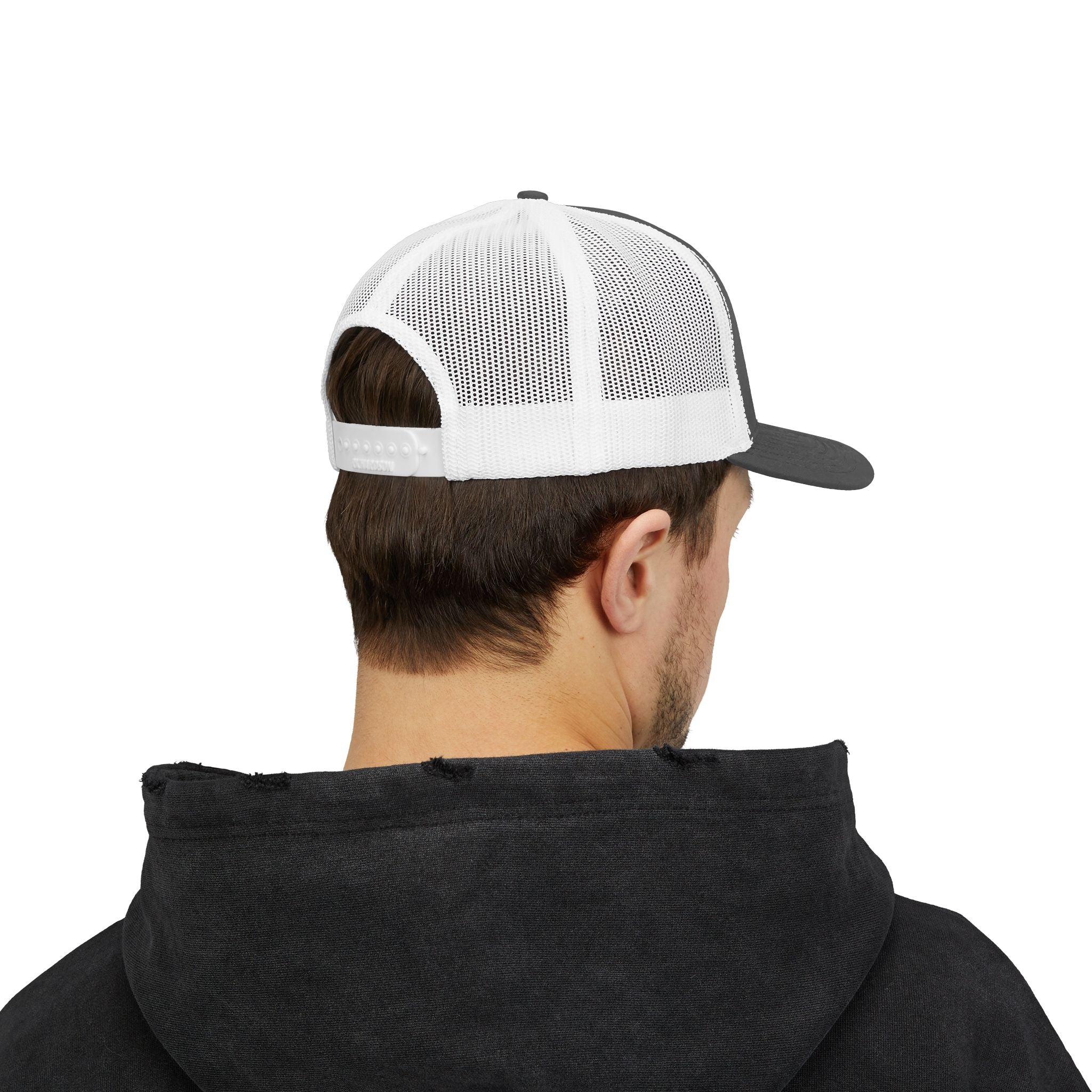 Snapback Trucker Cap | Mesh Back Adjustable Embroidered Hat | Faith Apparel - RESTERATION