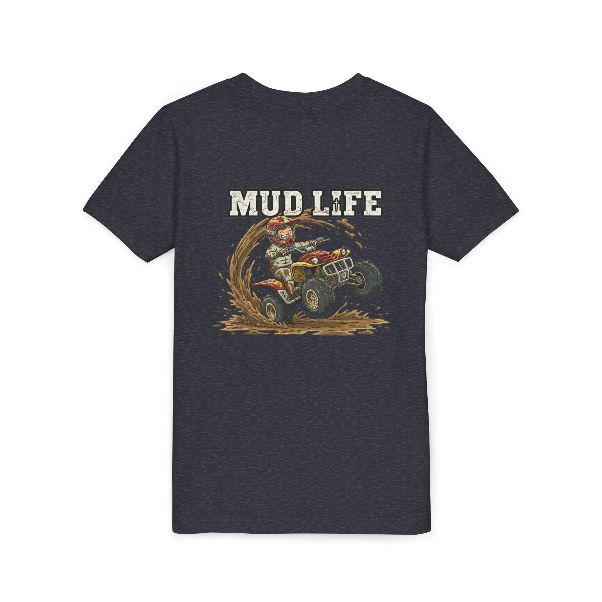 Mud Life — ATV Youth T-Shirt - RESTERATION