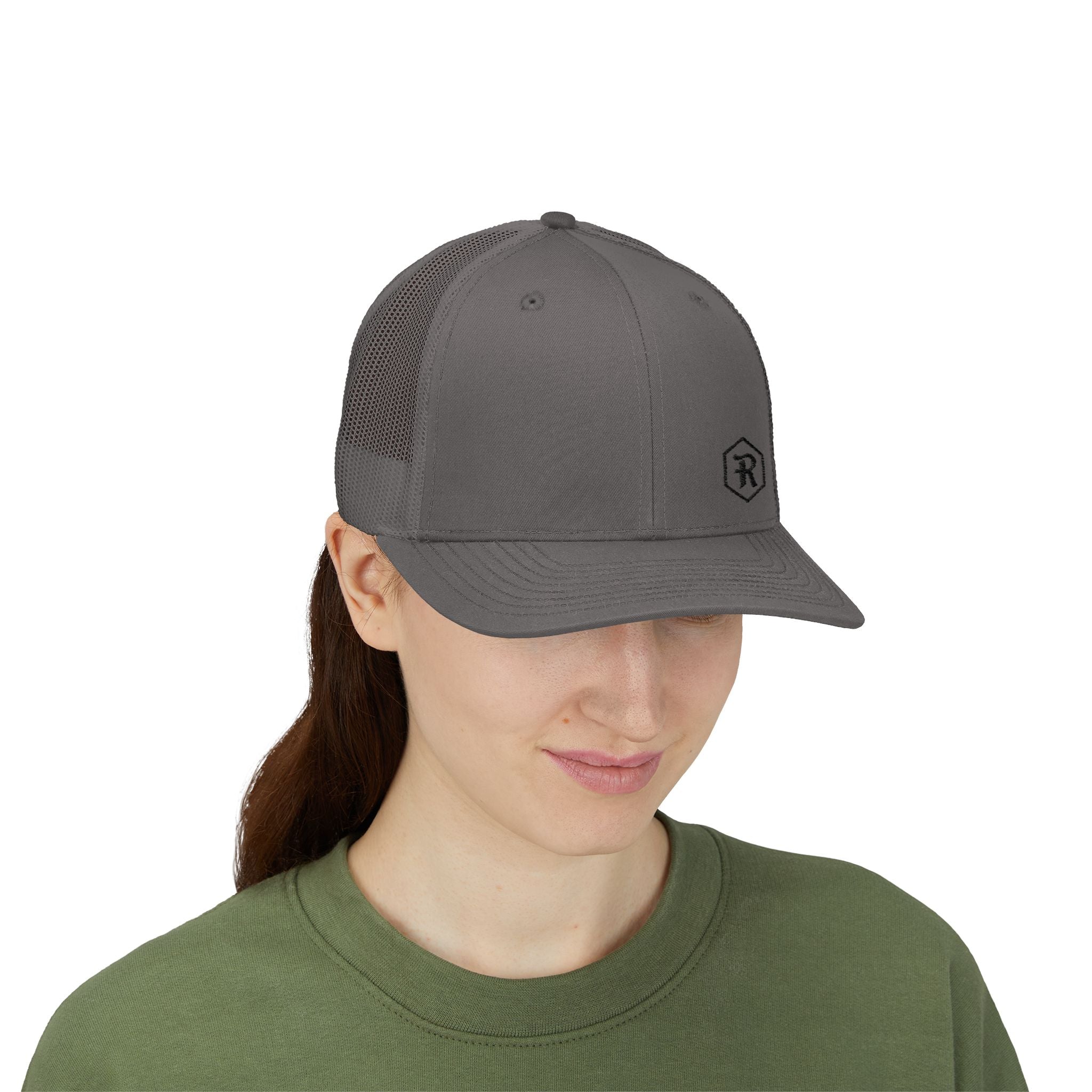 Snapback Trucker Cap | Mesh Back Adjustable Embroidered Hat | Faith Apparel - RESTERATION