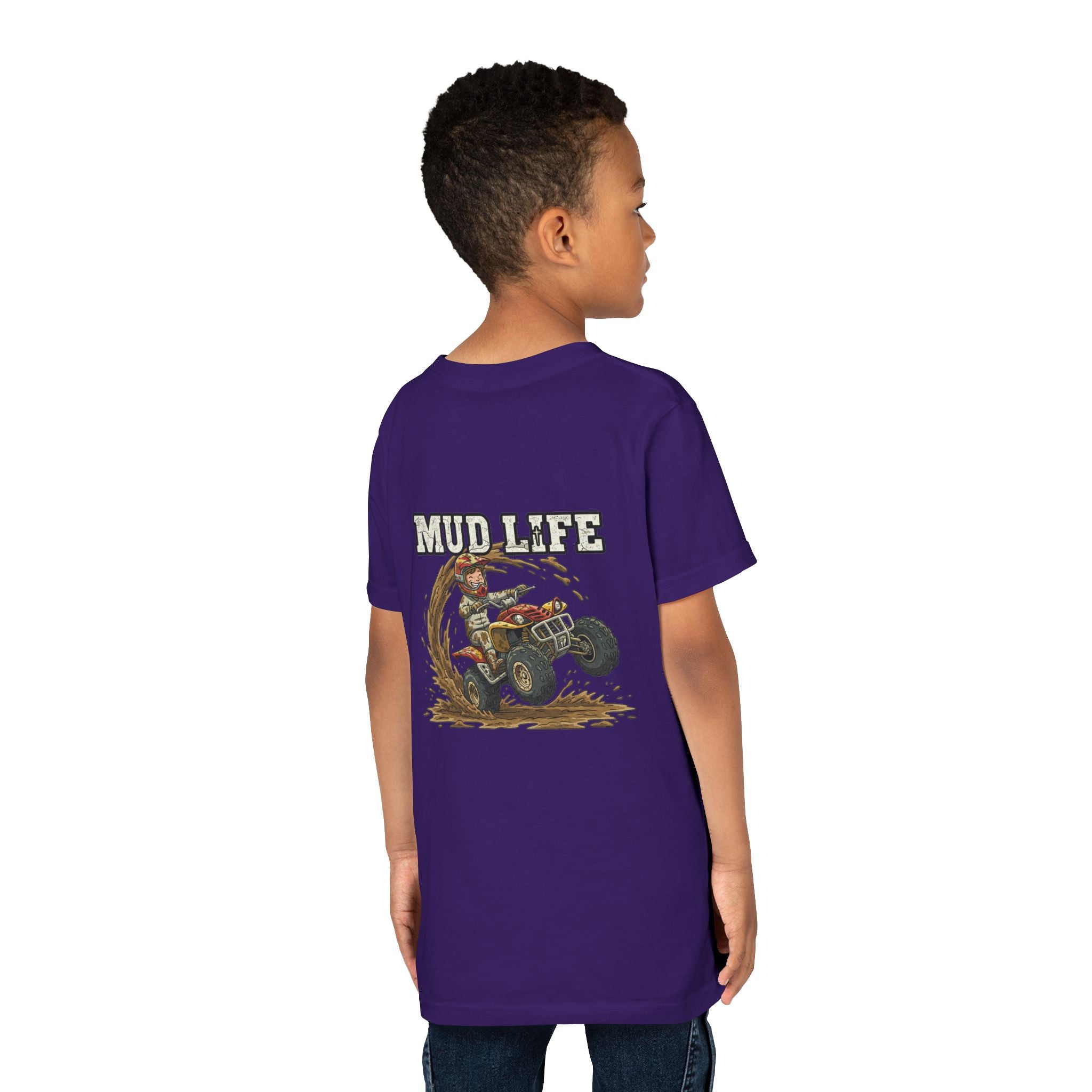 Mud Life — ATV Youth T-Shirt - RESTERATION