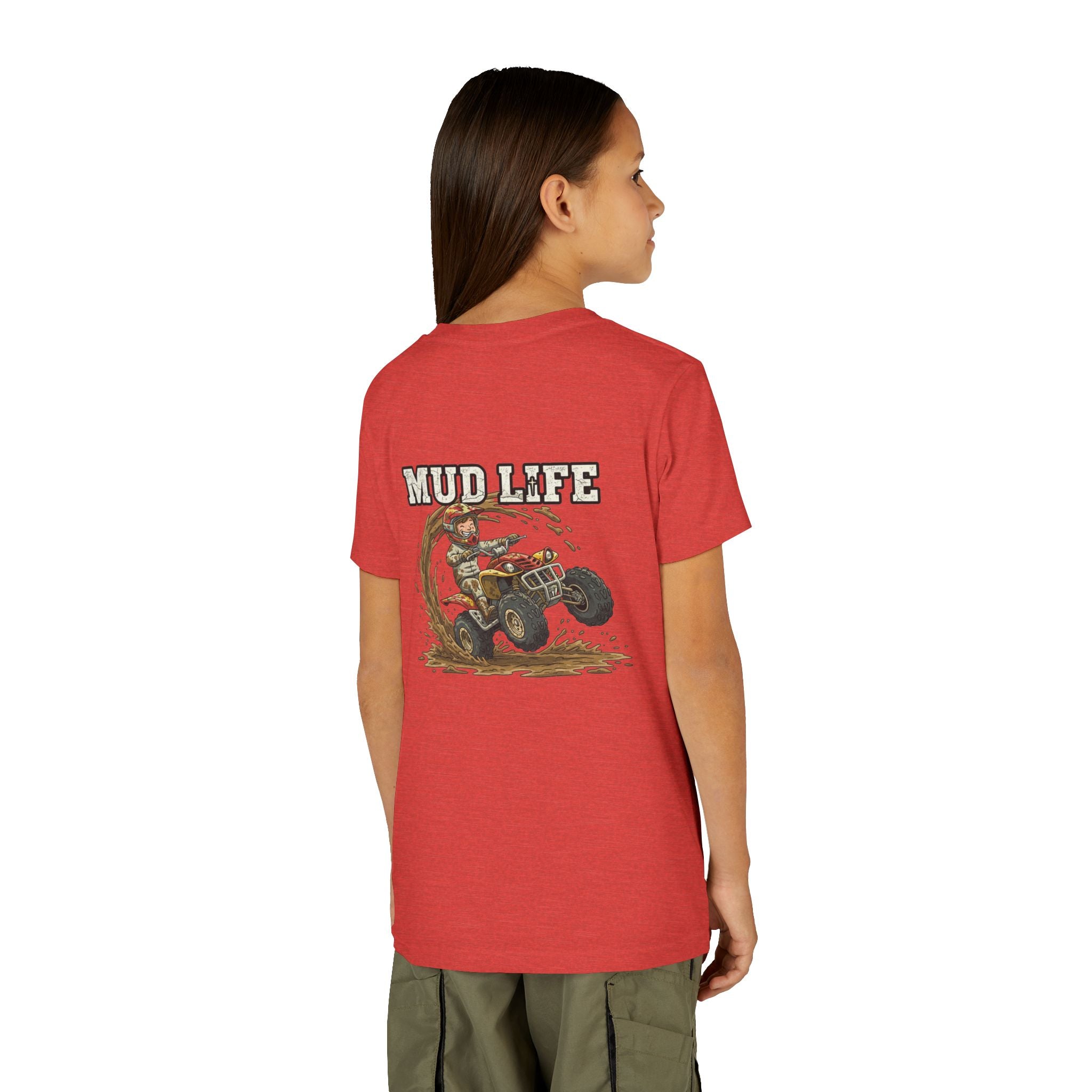 Mud Life — ATV Youth T-Shirt - RESTERATION