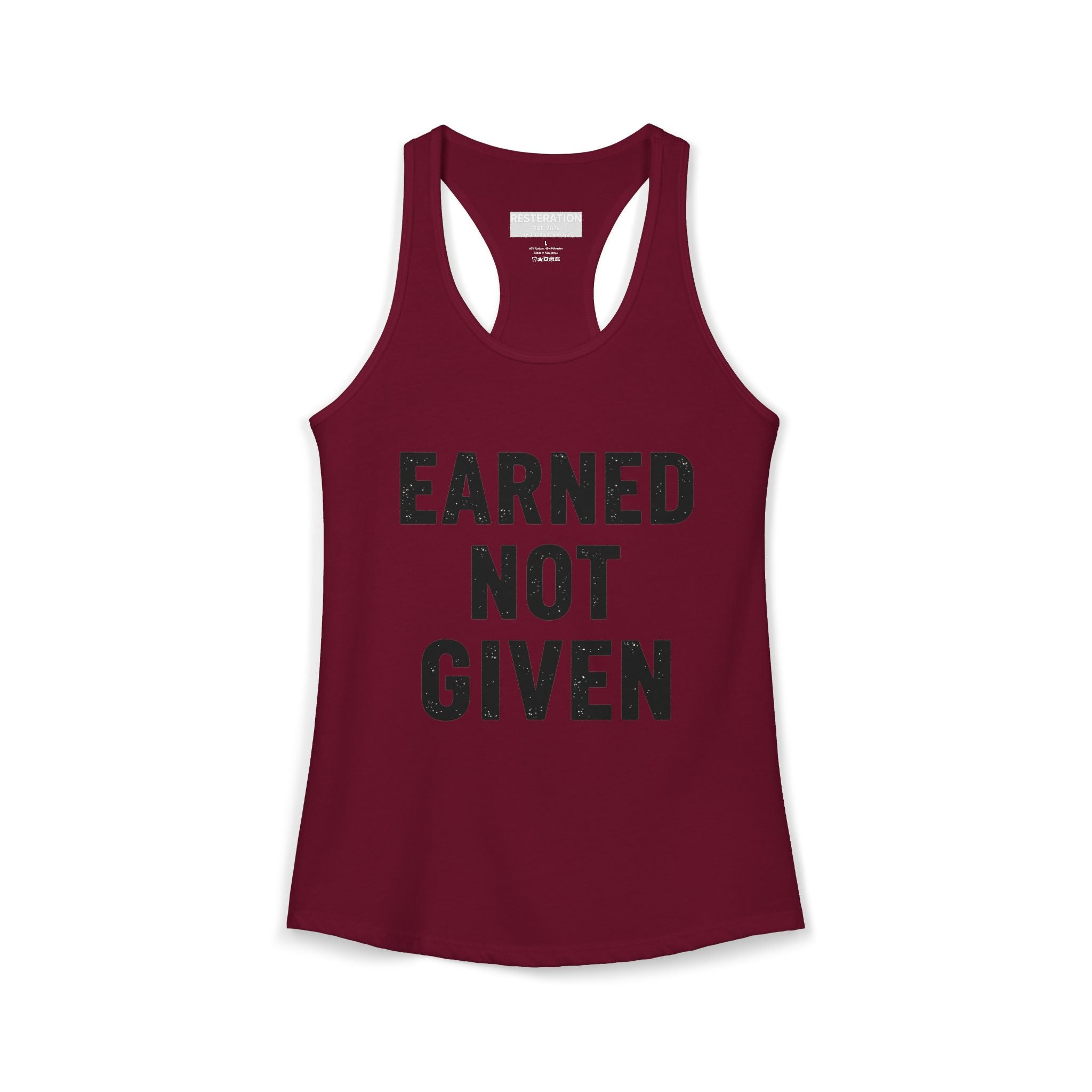 Women's Ideal Racerback Tank — Faith Over Fear - RESTERATION