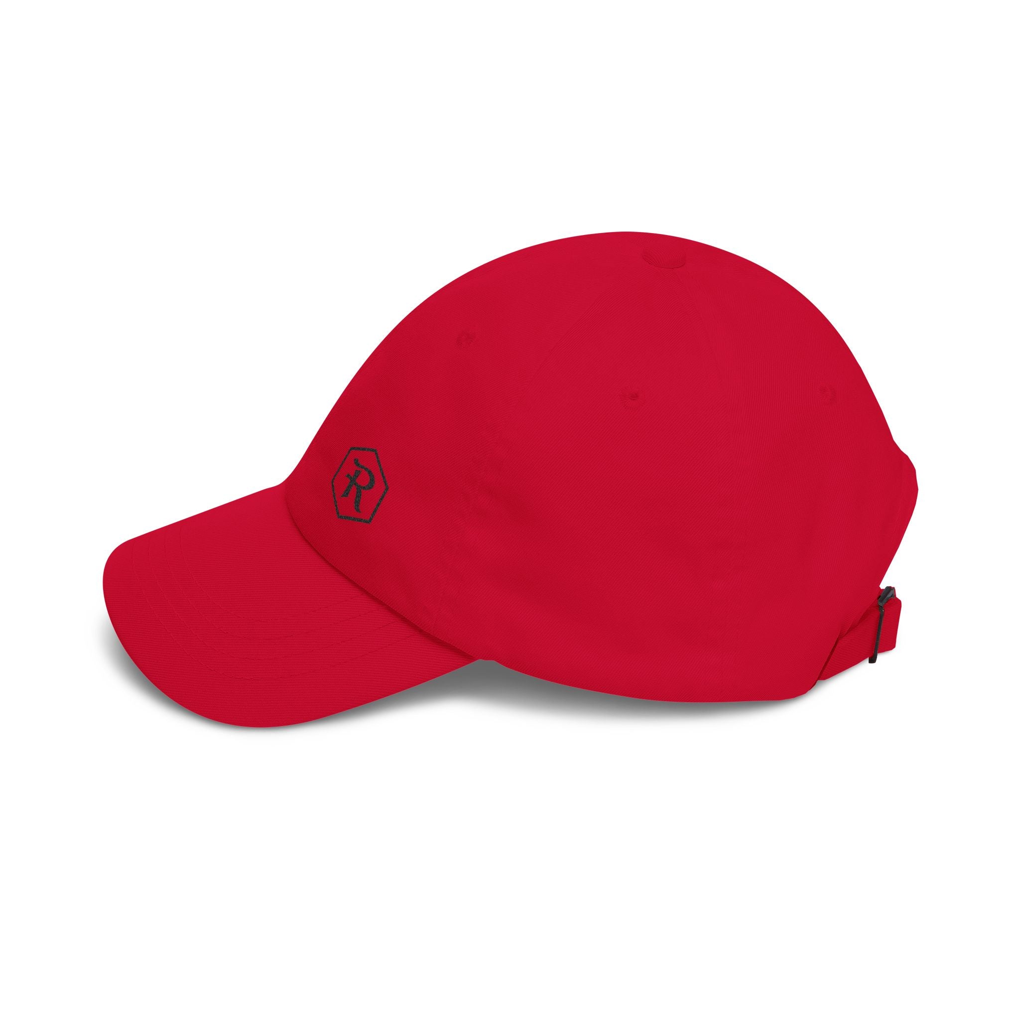Monogram Dad Cap | Hexagon R Embroidered Hat | Faith Apparel - RESTERATION
