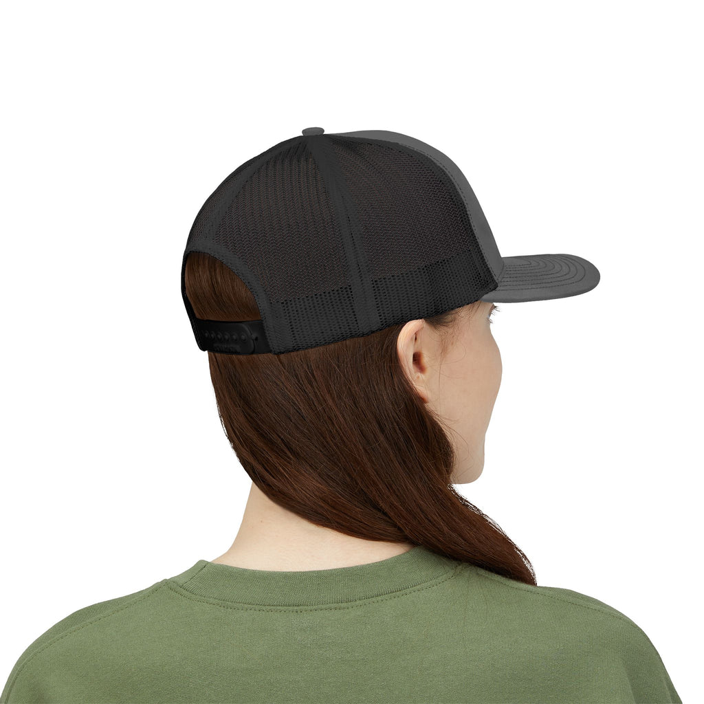 Snapback Trucker Cap | Mesh Back Adjustable Embroidered Hat | Faith Apparel - RESTERATION