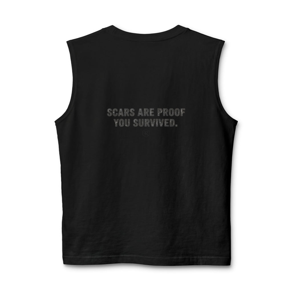 Scars Are Proof You Survived — Unisex Muscle Tank - RESTERATION