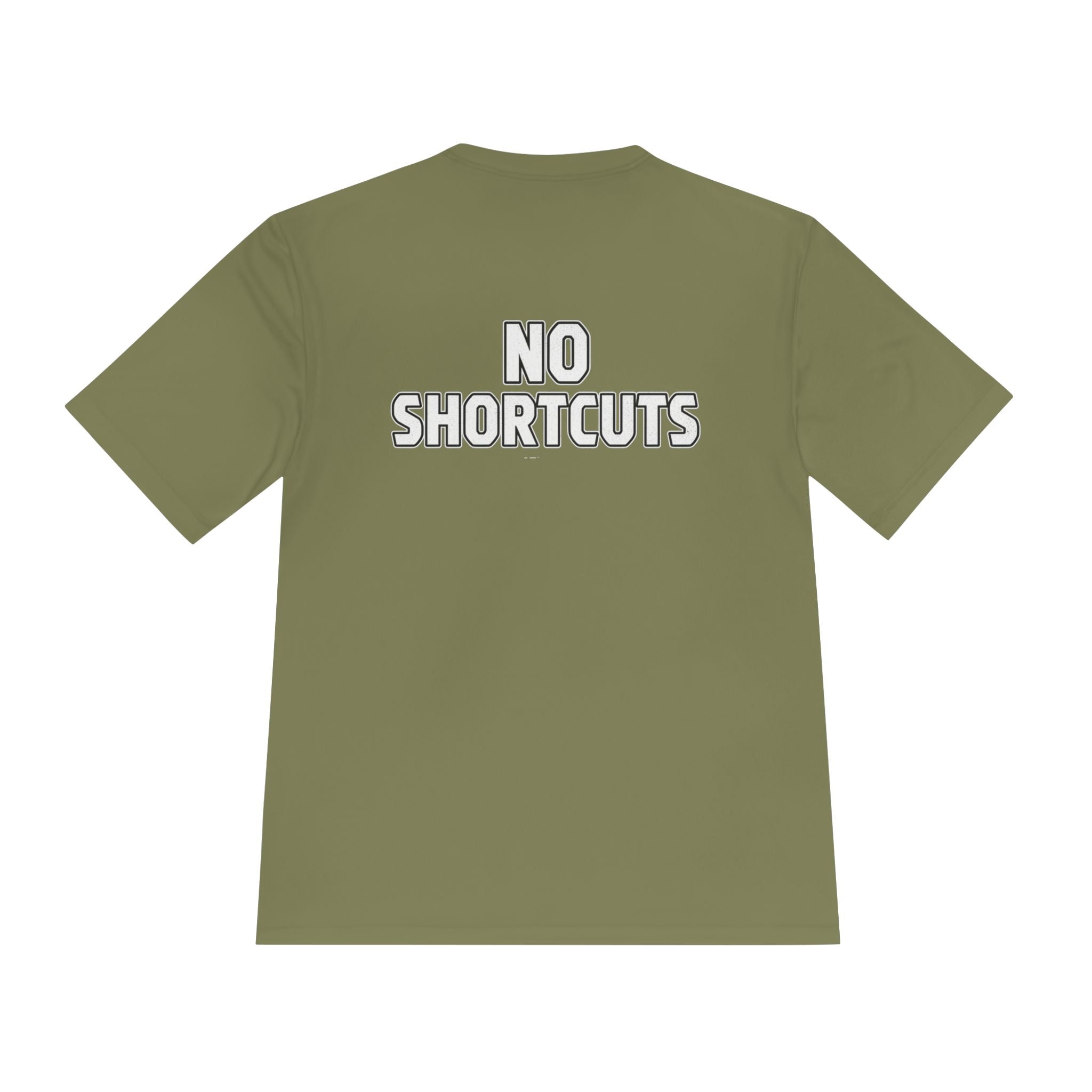 No Shortcuts Performance Tee — Moisture‑Wicking Athletic Shirt - RESTERATION