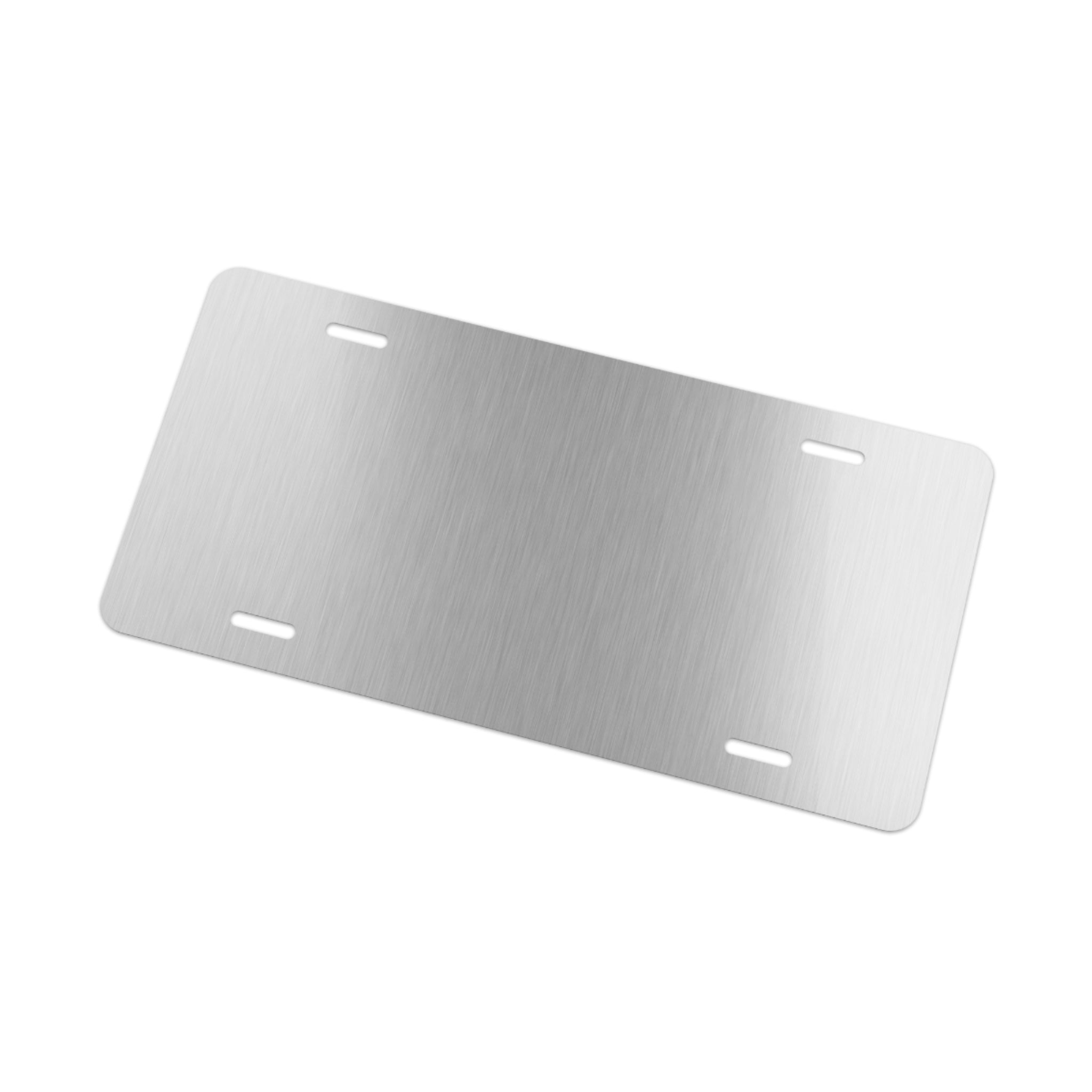 RESTERATION Faith & Flag Vanity Plate — Distressed Cross & American Flag Car Tag