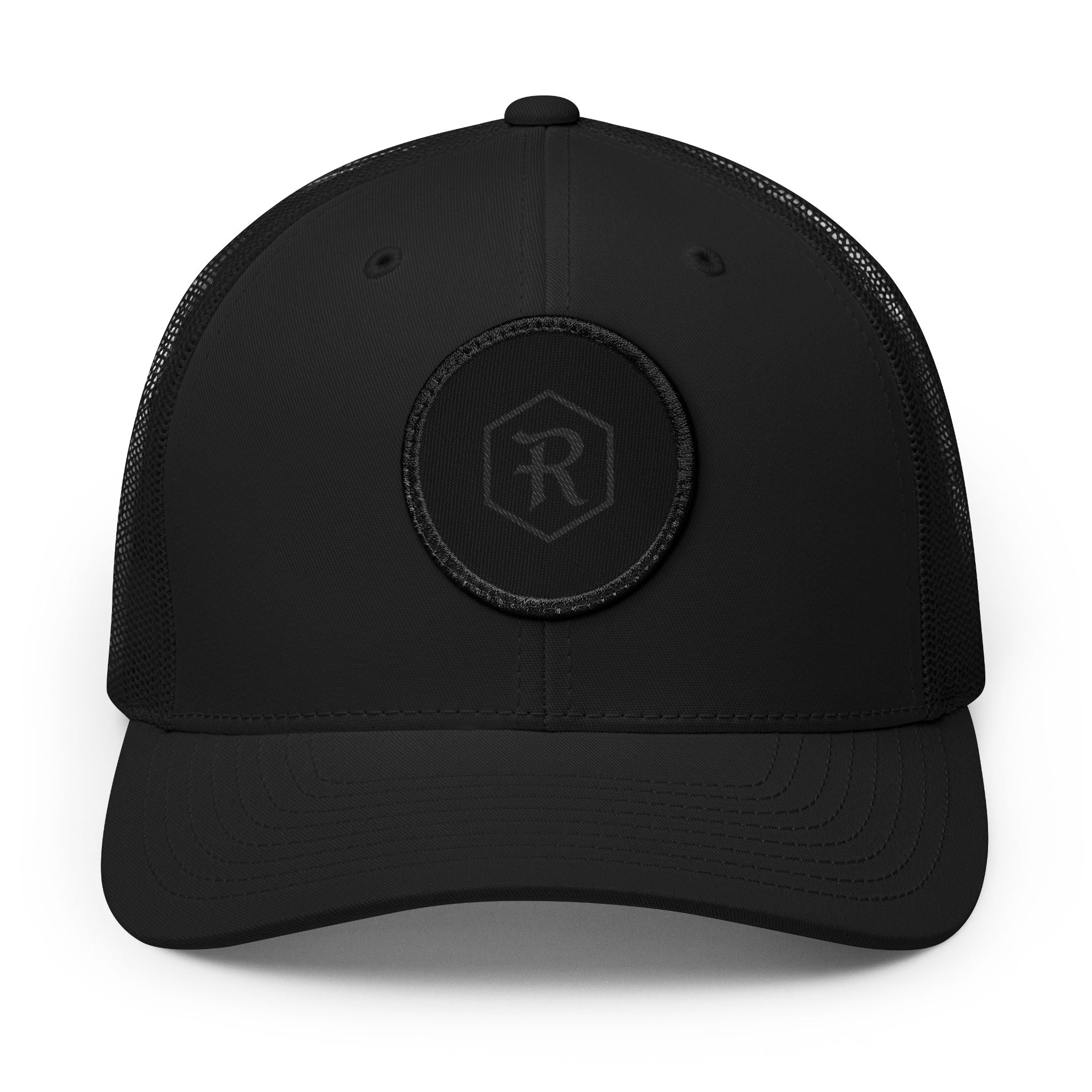 Embroidered Patch Trucker Cap | Snapback Mesh Back Hat | Faith Apparel - RESTERATION