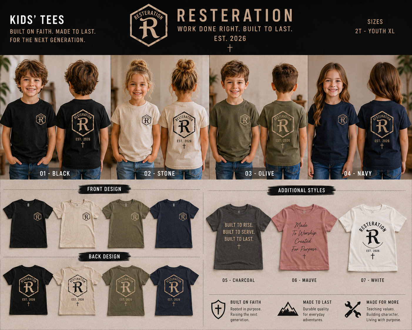 Kids' RESTERATION T-Shirt
