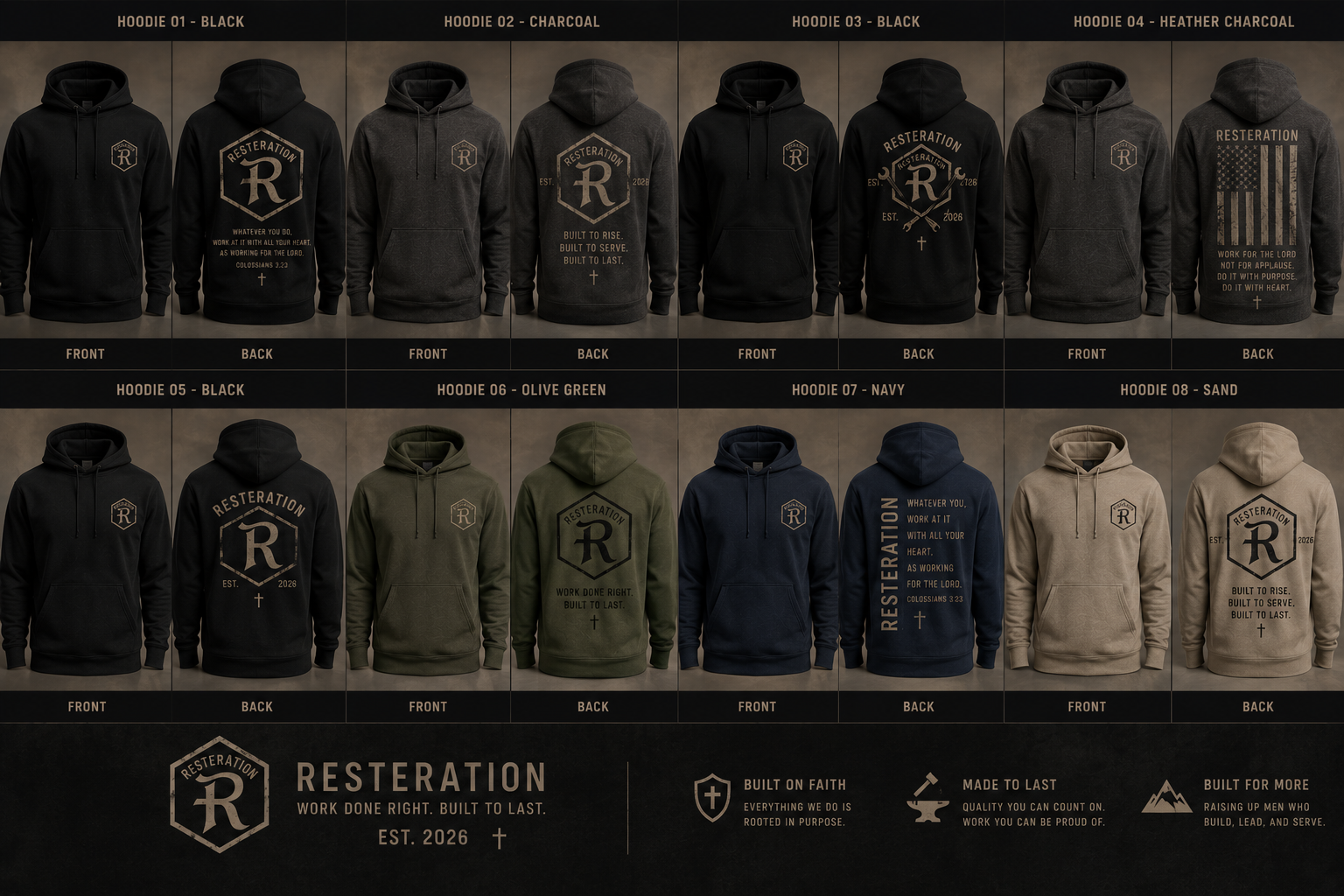 Men's RESTERATION Hoodie